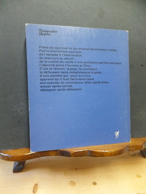POETES D' AUJOURD' HUI SEGHERS 67 - PIERRE EMMANUEL