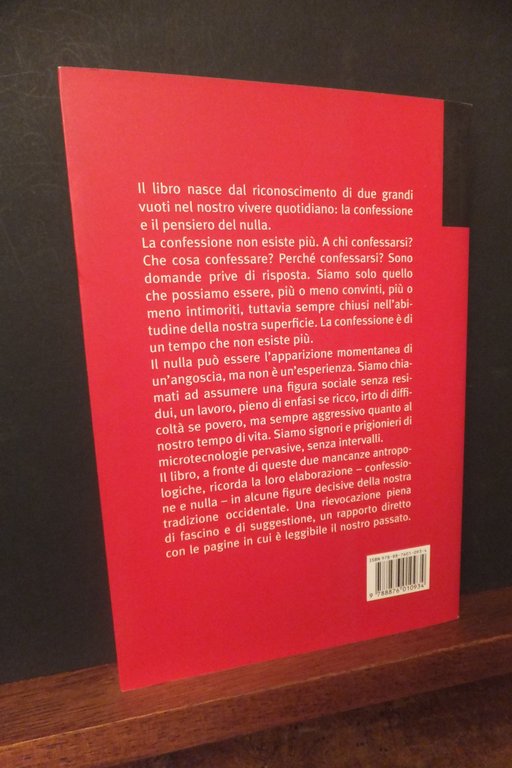 LE GRANDI CONFESSIONI E IL NULLA