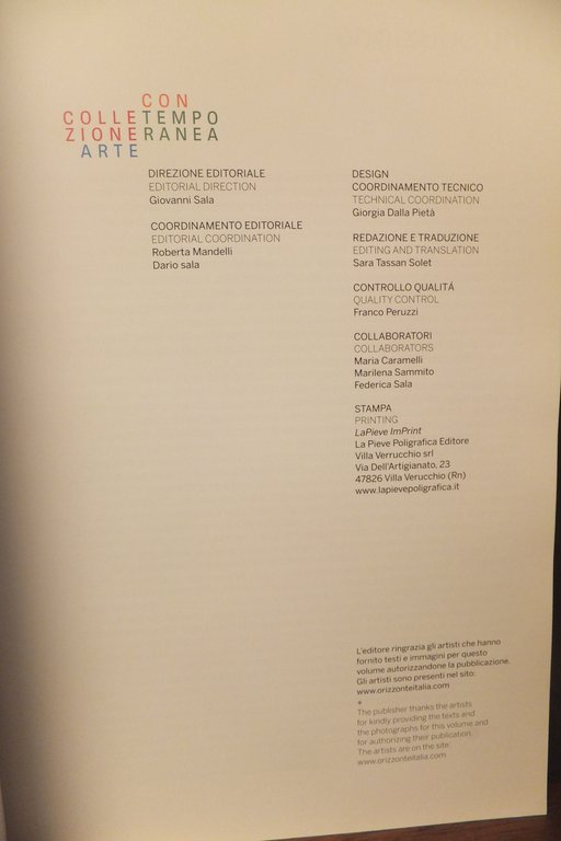 ARTISTI D'ITALIA 2020 COLLEZIONE ARTE CONTEMPORANEA