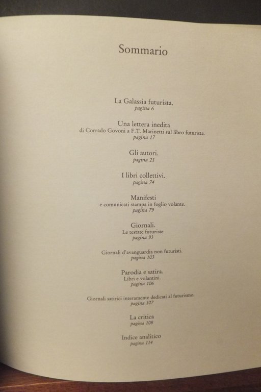 BIBLIOGRAFIA DEL FUTURISMO | Immagine Gallery 3