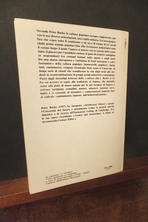 CULTURA POPOLARE NELL'EUROPA MODERNA