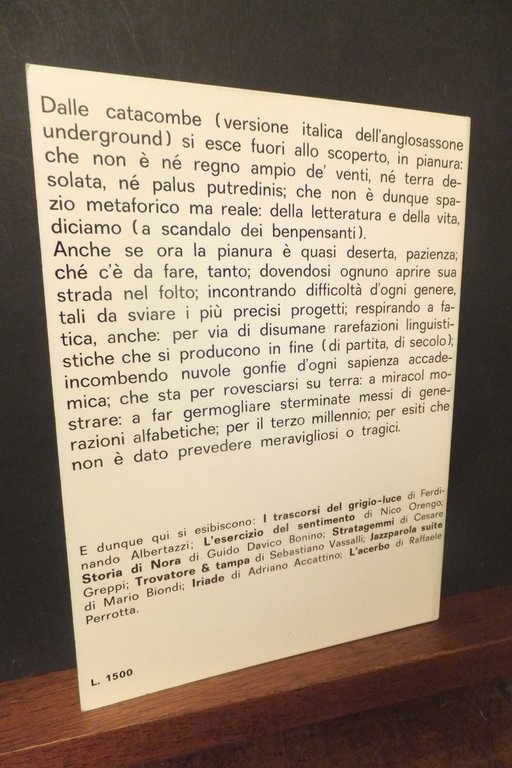 PIANURA POESIA E PROSA DEGLI ANNI SETTANTA A CURA DI …