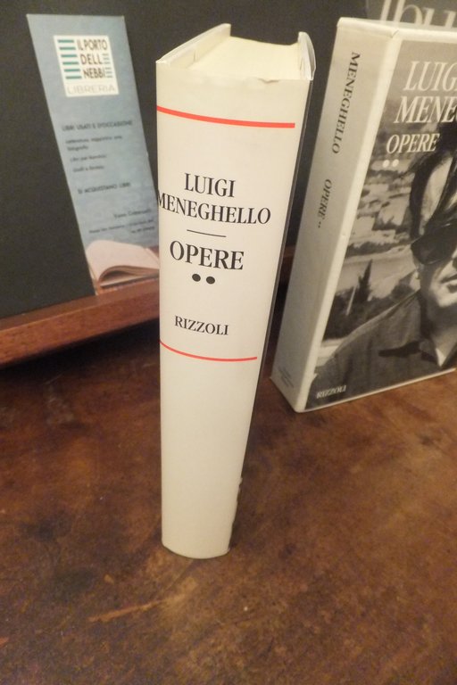 LUIGI MENEGHELLO OPERE VOLUME SECONDO