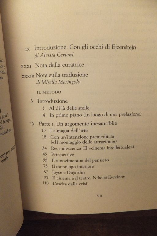 IL METODO VOLUME 1 SERGEJ EJZENSTEJN