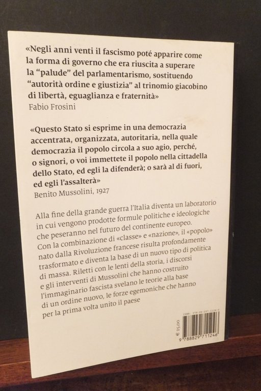 LA COSTITUZIONE DELLO STATO NUOVO SCRITTI DISCORSI MUSSOLINI 1921 - …