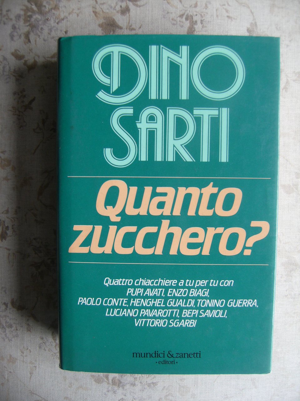 QUANTO ZUCCHERO? QUATTRO CHIACCHIERE CON PUPI AVATI, ENZO BIAGI, PAOLO …