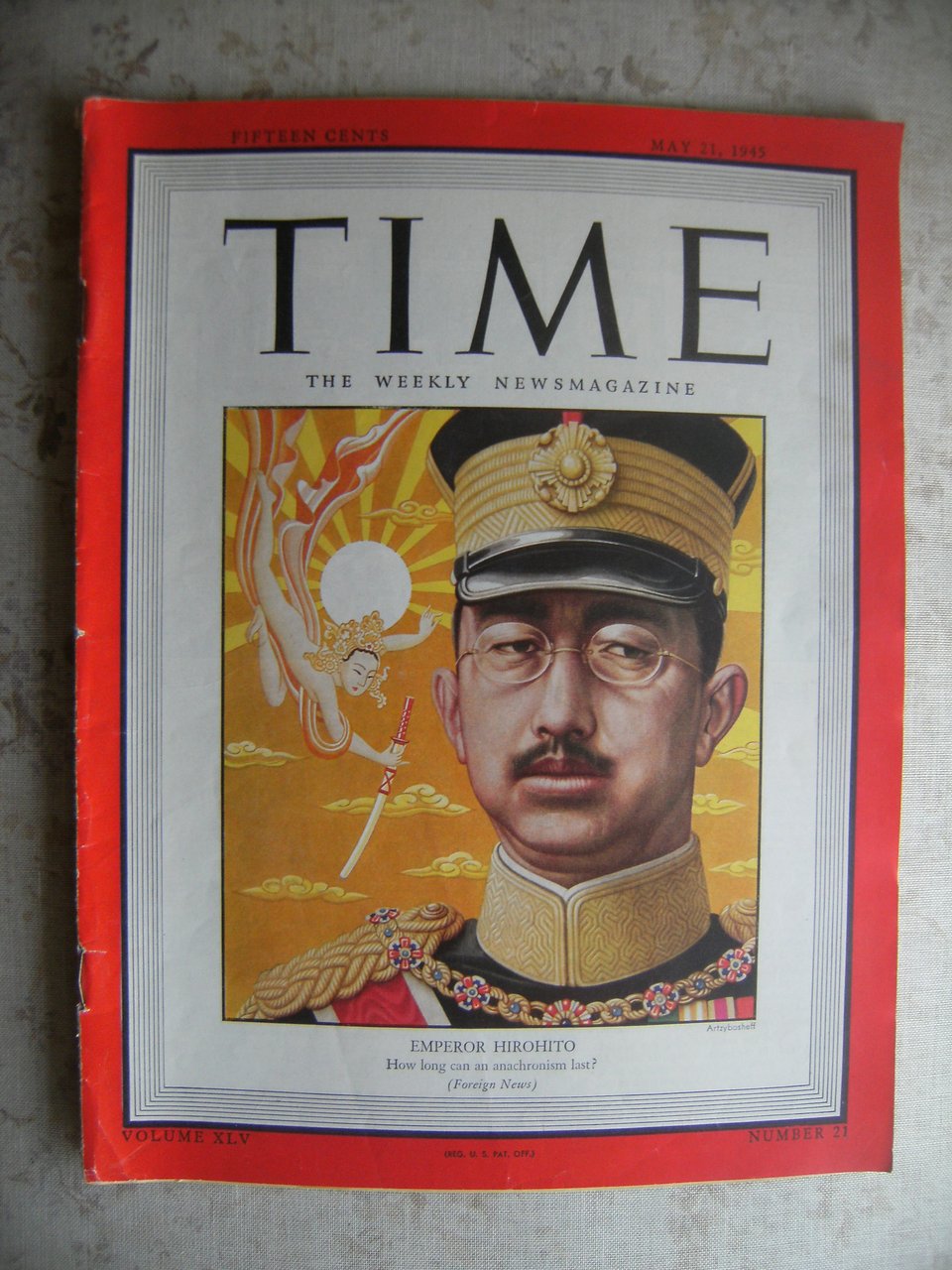TIME MAGAZINE - EMPEROR HIROHITO