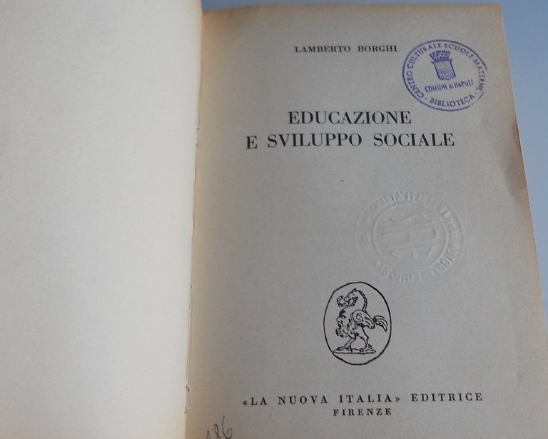 EDUCAZIONE E SVILUPPO SOCIALE