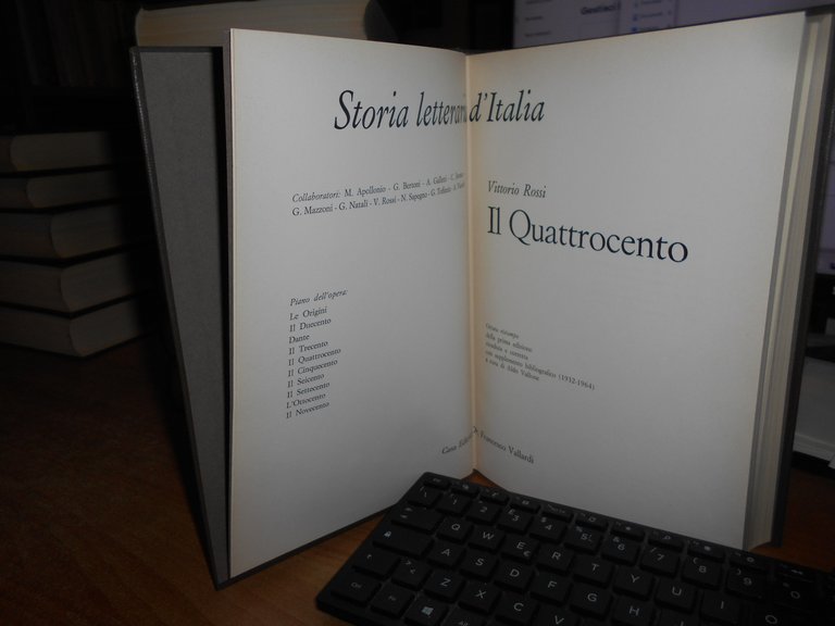 AA. VV. Storia Letteraria d' Italia. 13 volumi 1964/65/66/67/