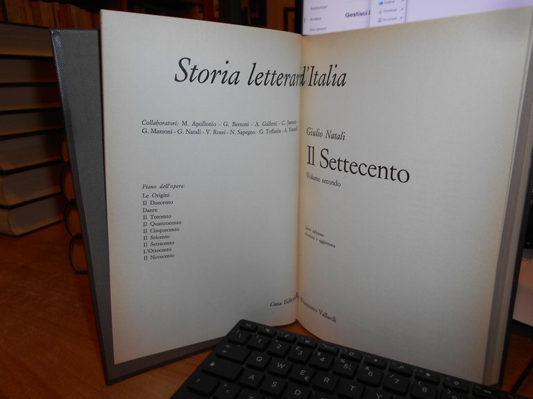 AA. VV. Storia Letteraria d' Italia. 13 volumi 1964/65/66/67/