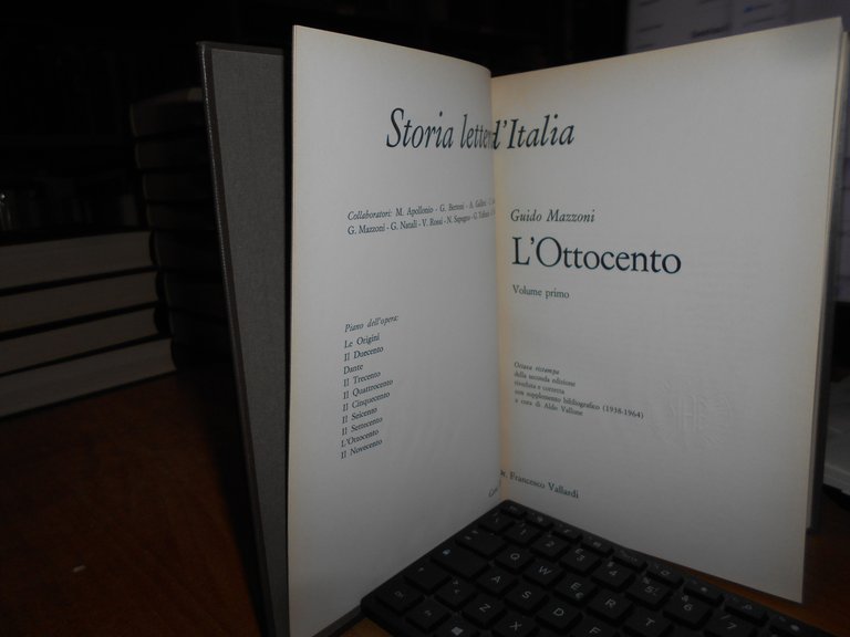 AA. VV. Storia Letteraria d' Italia. 13 volumi 1964/65/66/67/