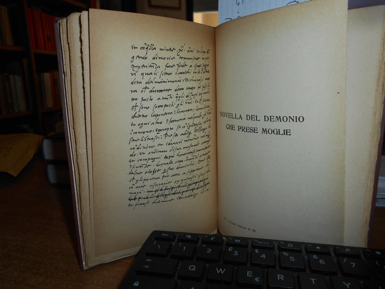 MACHIAVELLI Niccolò. OPERETTE SATIRICHE (Belfagor-L' Asino d' Oro-I Capitoli).