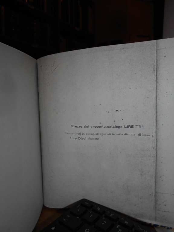 Libri ed opuscoli inerenti alla Sicilia storica e letteraria.Cat. n. …