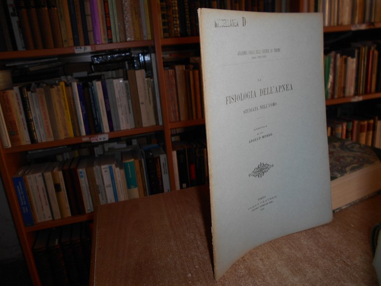 L' Apnea cambiamenti...La Fisiologia dell' Apnea studiata nell' uomo. MOSSO …