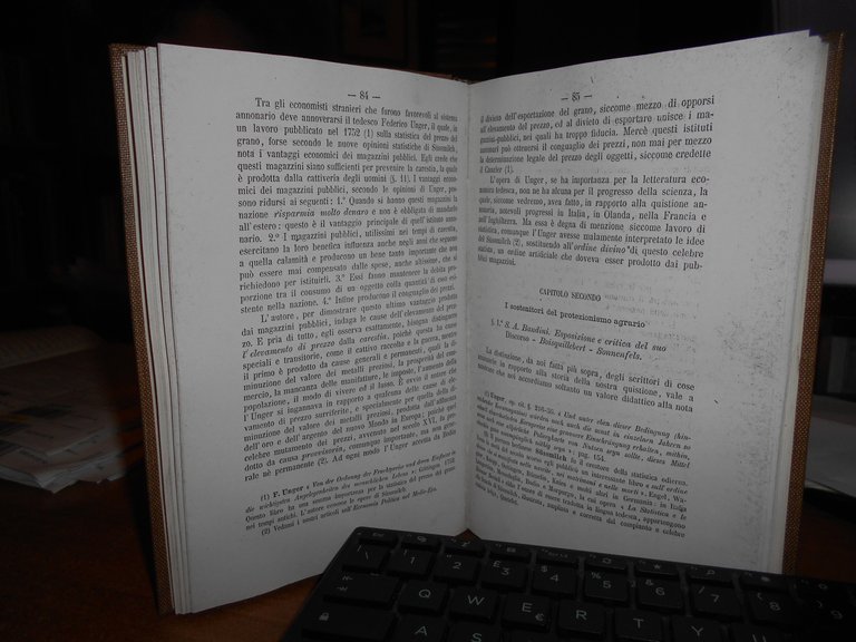 La Teoria del Commercio dei Grani in Italia. CUSUMANO 1877 …