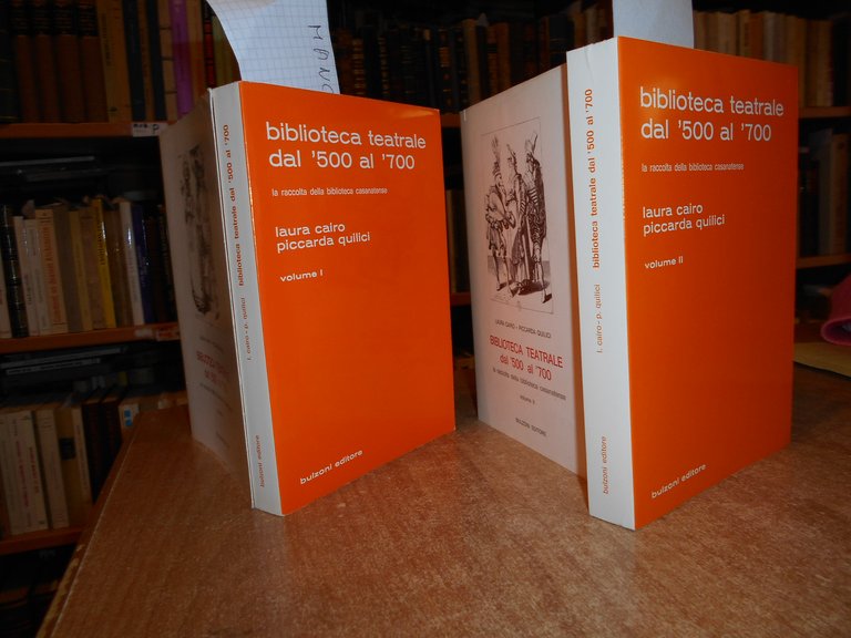 BIBLIOTECA TEATRALE dal '500 al '700... LAURA CAIRO - PICCARDA …