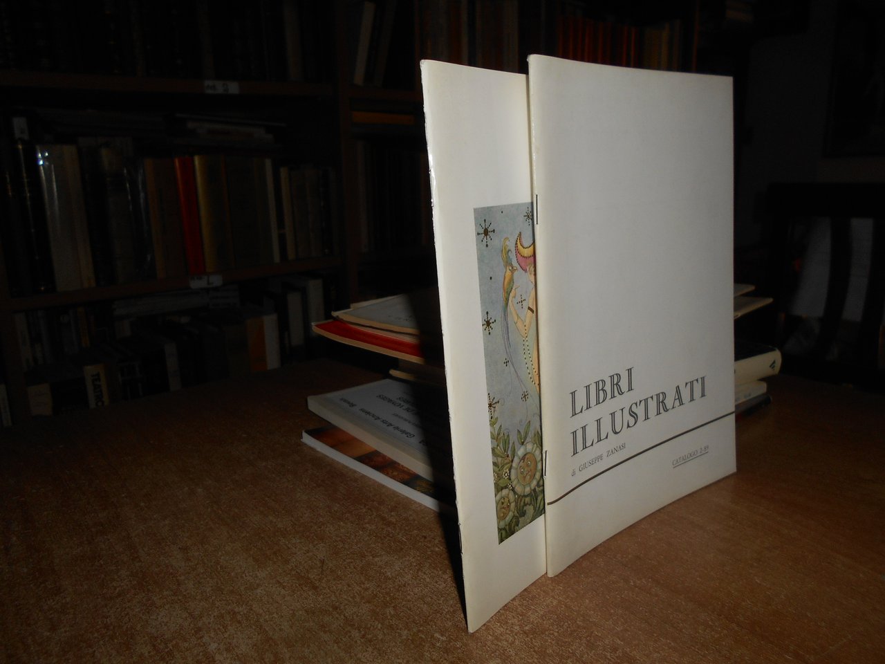 2 cataloghi. Rari Libri Illustrati di GIUSEPPE ZANASI 1988/1989