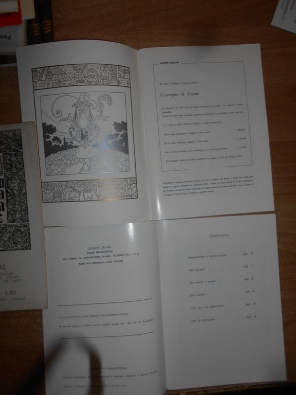 2 cataloghi. Rari Libri Illustrati di GIUSEPPE ZANASI 1988/1989