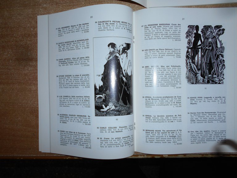 2 cataloghi. Rari Libri Illustrati di GIUSEPPE ZANASI 1988/1989