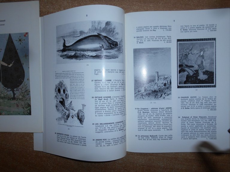 2 cataloghi. Rari Libri Illustrati di GIUSEPPE ZANASI 1988/1989