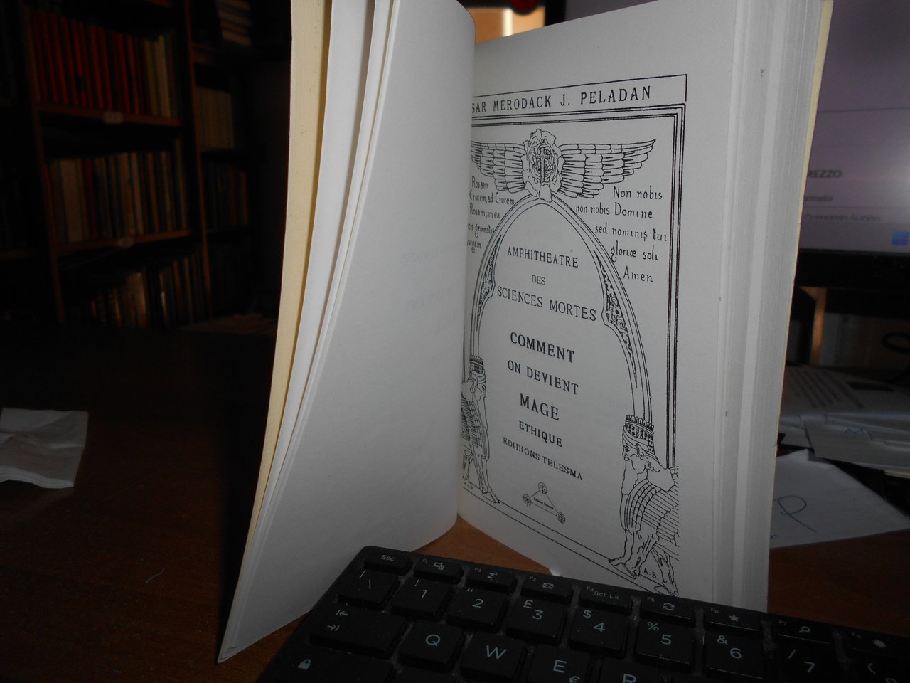 SAR MERODACK J. PELADAN. COMMENT ON DEVIENT MAGE 1988