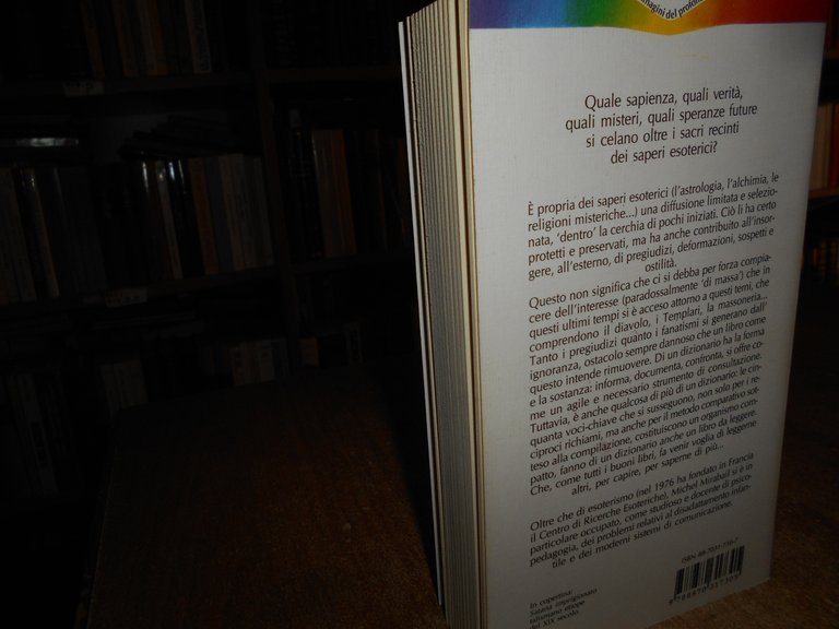 Dizionario dell' ESOTERISMO le cinquanta parole-chiave. MIRABAIL MICHEL 1989