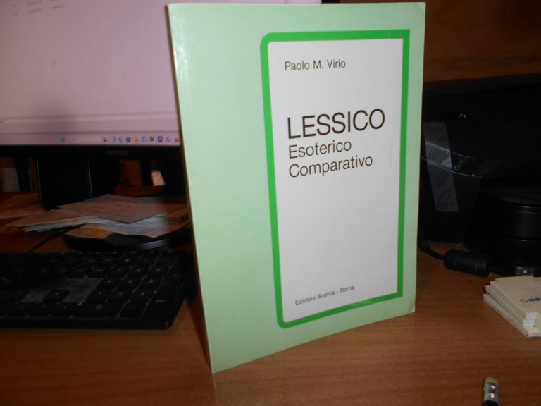 Lessico esoterico comparativo. PAOLO M. VIRIO s.d. (c. 1973)