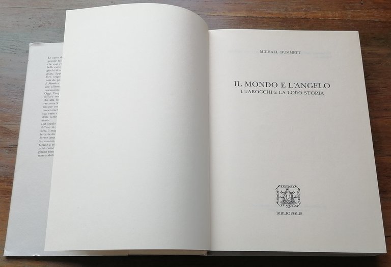 Il Mondo e l'Angelo. I tarocchi e la loro storia.