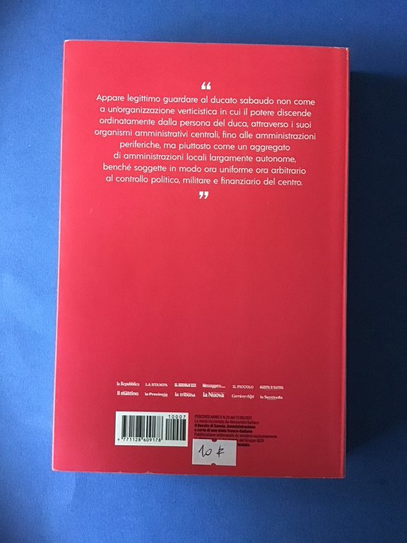 IL DUCATO DI SAVOIA. AMMINISTRAZIONE E CORTE DI UNO STATO …