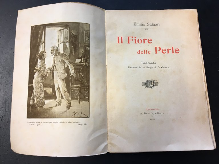 Il Fiore delle Perle. Genova. Donath. 1901. 8°, bross. edit. …