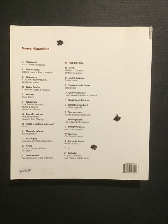 IL PATALOGO TRENTUNO. ANNUARIO DEL TEATRO 2008