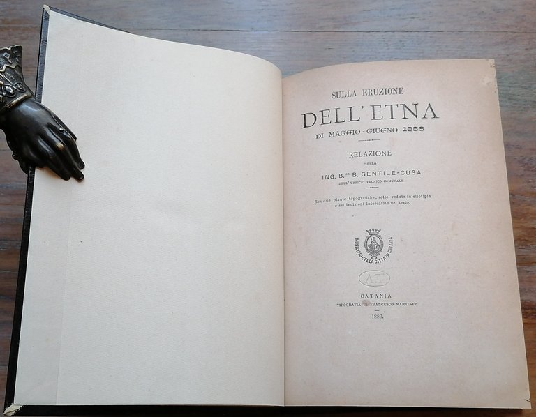 Sulla eruzione dell'Etna di maggio-giugno 1886. Relazione.