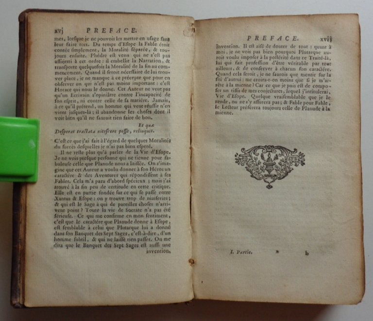 FABLES CHOISIES, mises en vers par monsieur De La Fontaine. …