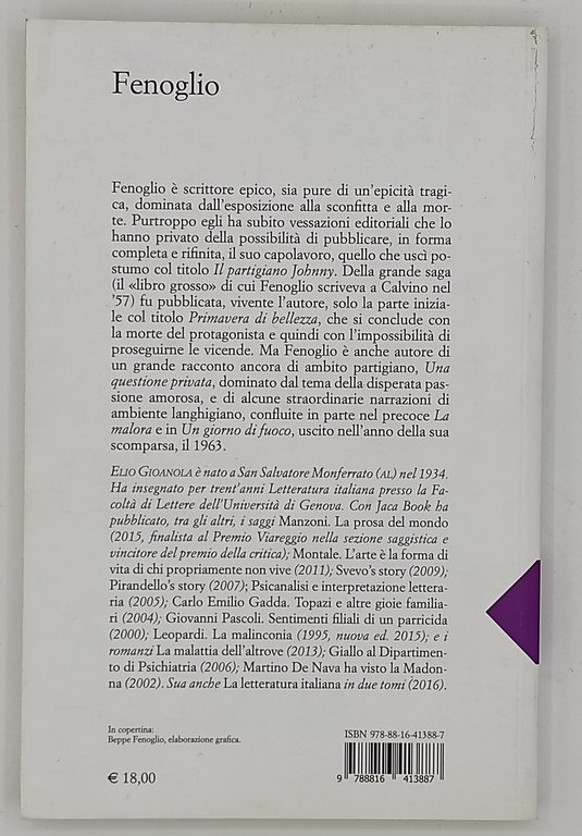 Fenoglio. I libro grosso in frantumi