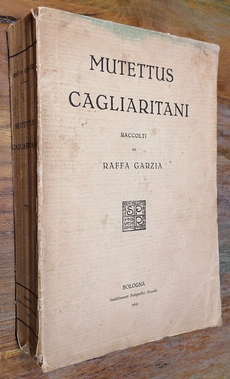 Mutettus cagliaritani. Raccolti da Raffa Garzia.