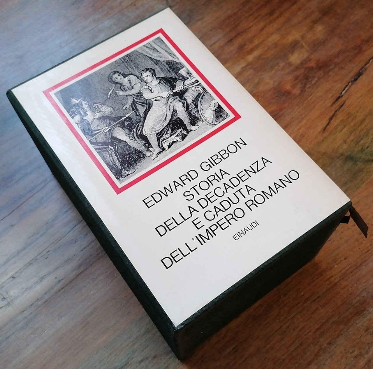 Storia della decadenza e caduta dell'Impero romano.