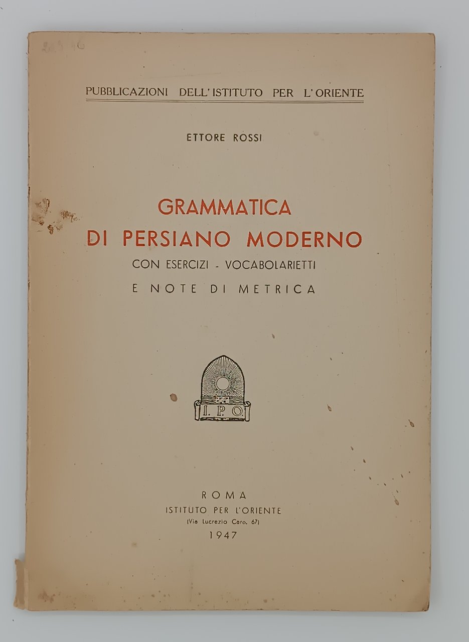 Grammatica di persiano moderno