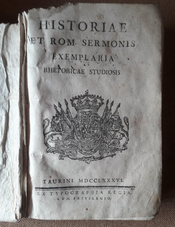 Historiae et Rom. Sermonis Exemplaria Rhetoricae Studiosis