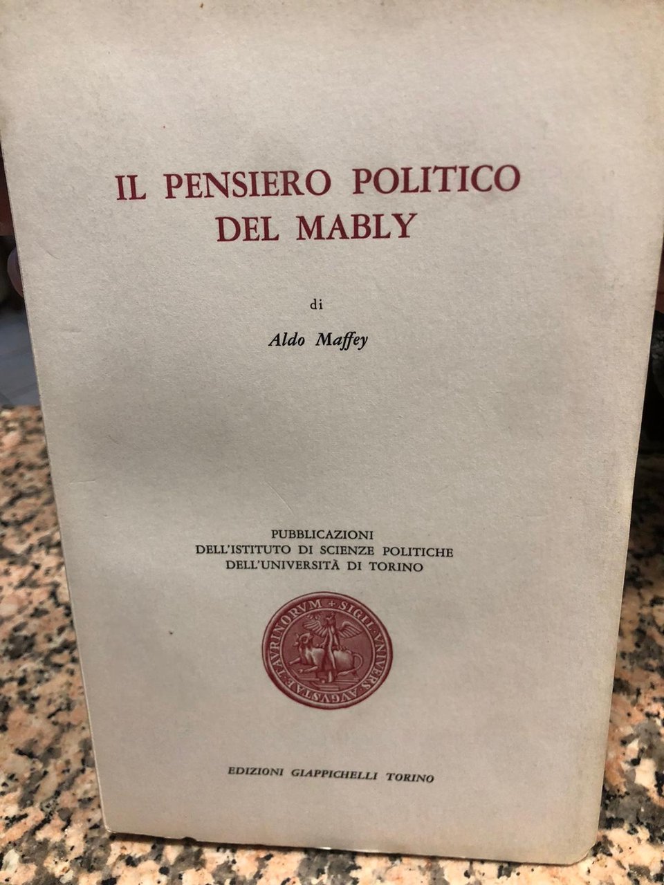 IL PENSIERO POLITICO DEL MABLY.