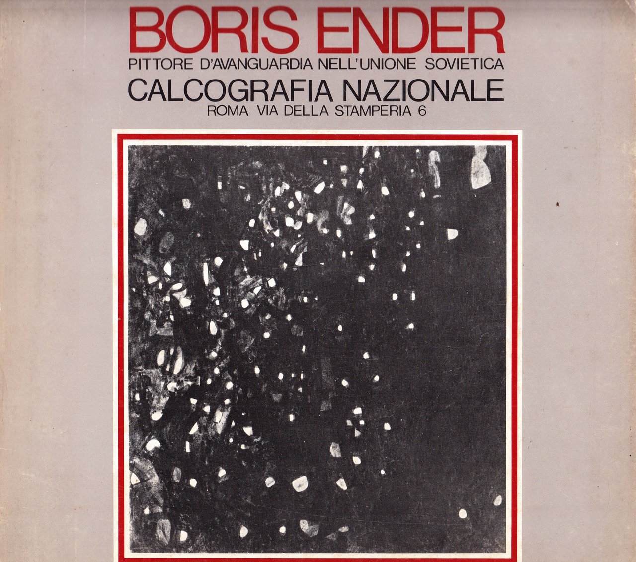 Boris Ender. Pittore d'avanguardia nell'Unione Sovietica