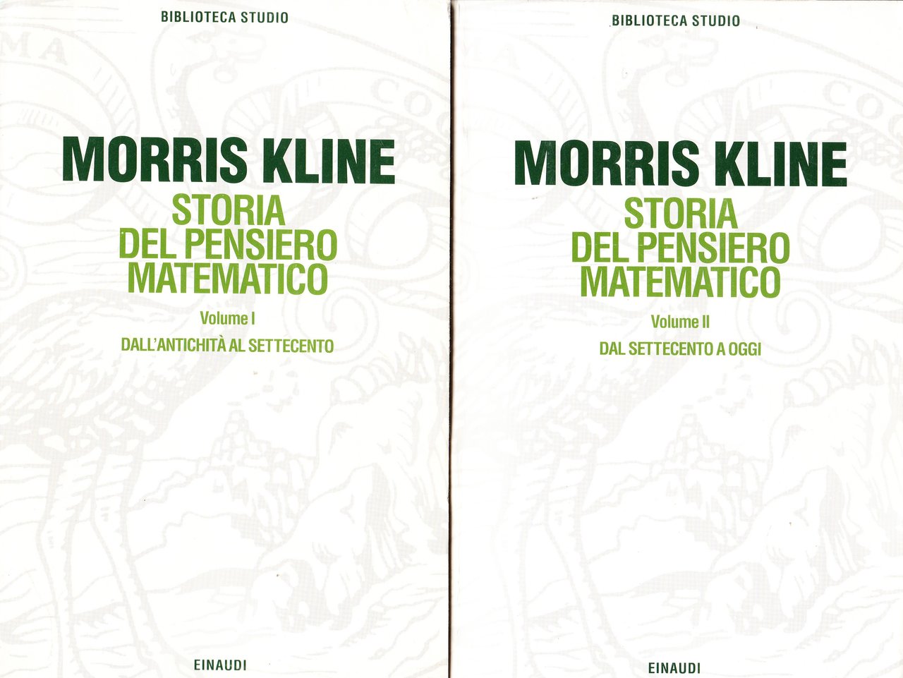 Storia del pensiero matematico. Vol.I: Dall'antichità al Settecento; Vol.II: Dal … | Immagine principale