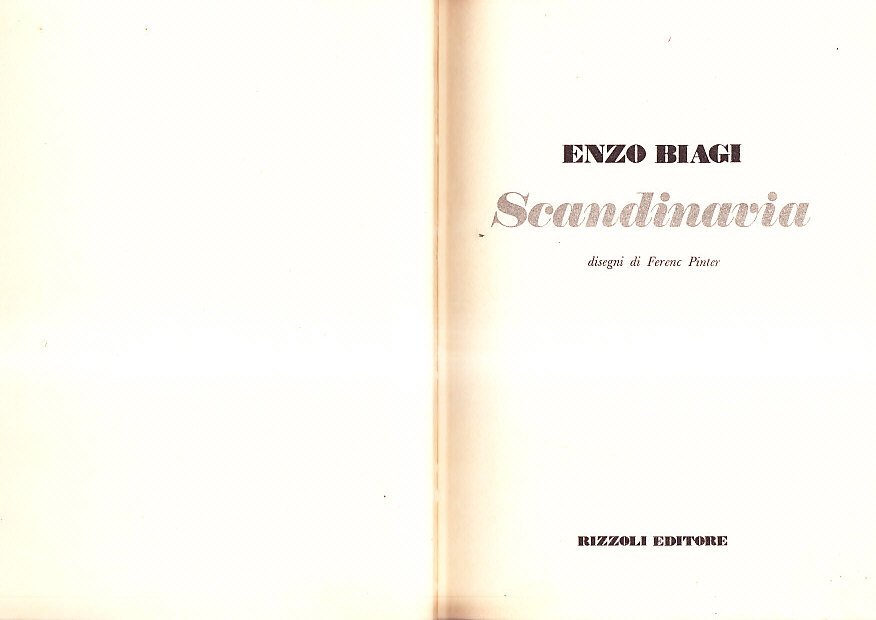 SCANDINAVIA - DISEGNI DI FERENC PINTER