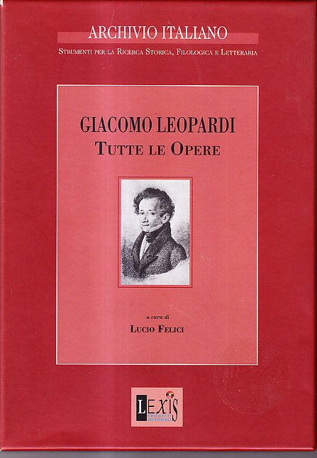 GIACOMO LEOPARTDI TUTTE LE OPERE