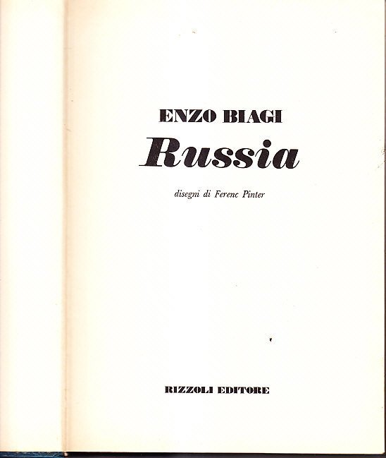 RUSSIA - DISEGNI DI FERENC PINTER