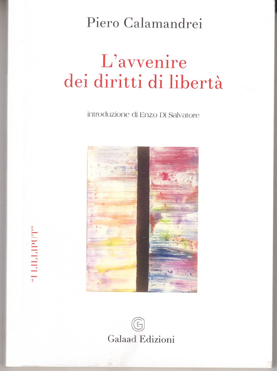 L'avvenire dei diritti di libertà. Introduzione di Enzo Di Salvatore