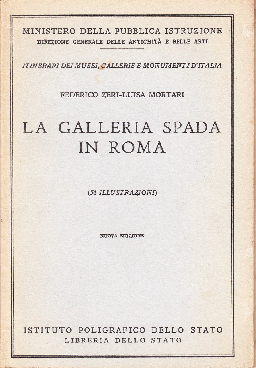 La Galleria Spada a Roma (54 illustrazioni). Nuova edizione