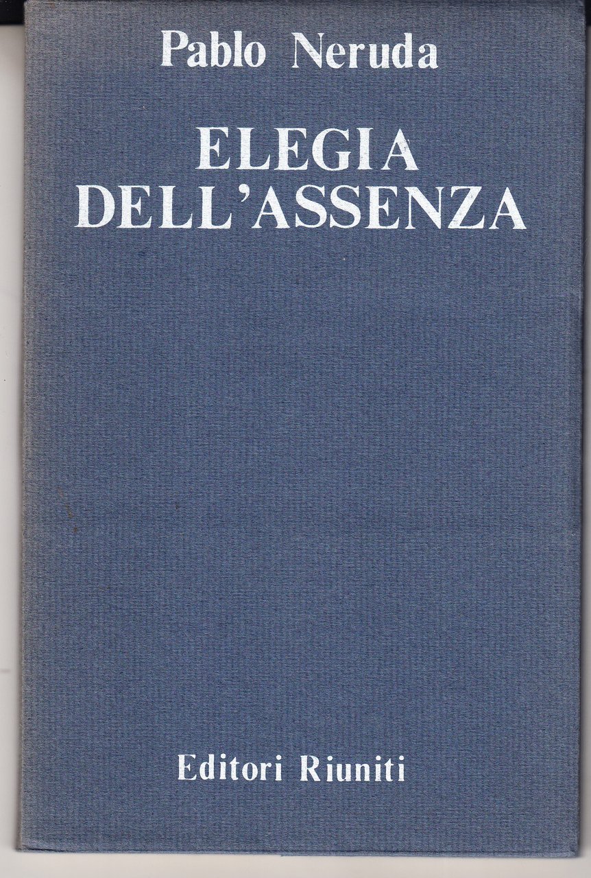 Elegia dell'assenza