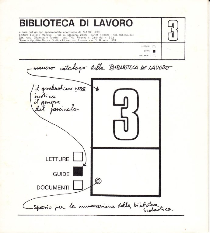 Biblioteca di Lavoro. Novità Semestre 1979 (presentazione dei numeri), Condizioni …