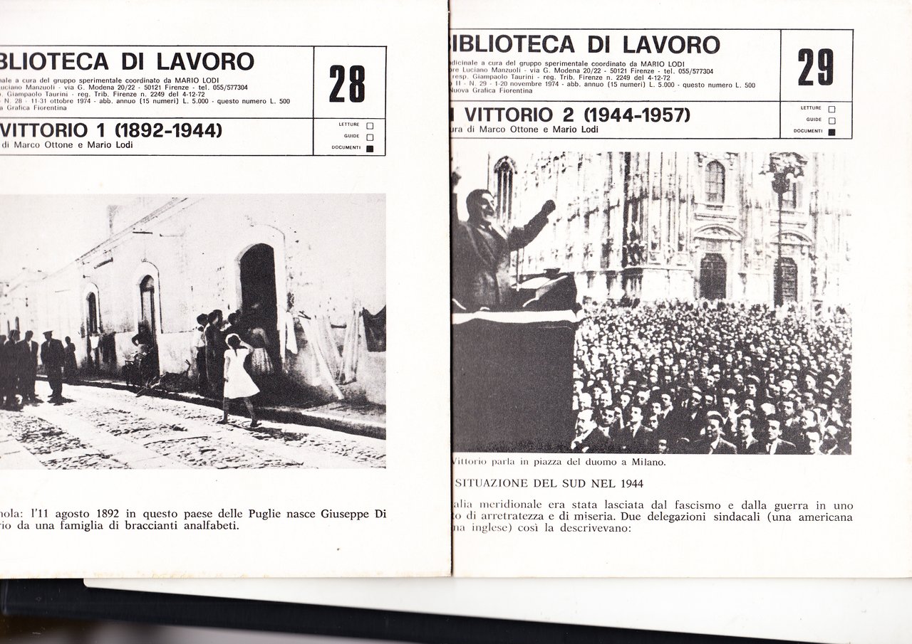 Di Vittorio 1 (1892-1944) e 2 (1944-1957)