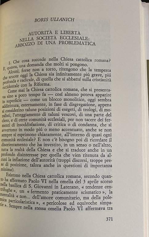 AUTORITÀ E LIBERTÀ NEL DIVENIRE DELLA STORIA. ATTI DEL CONVEGNO …